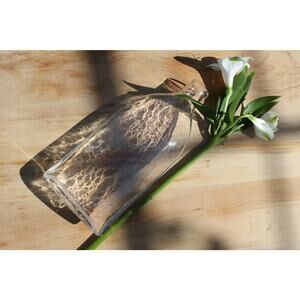 Decorative Vintage Clear Glass Bottle / SimpleVase